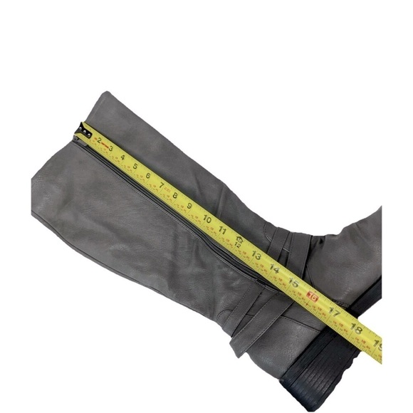 DREAM PAIRS Womens 11 Zipper Atlanta W Low Heel Buckle Riding Knee High Boot - Picture 10 of 16